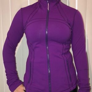 Lululemon purple zip up hoodie size 10
